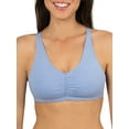 thumbnail image 2 of Fruit of the Loom Women's Shirred Front Racerback Sports Bra, Style-90011, 3-Pack, 2 of 6