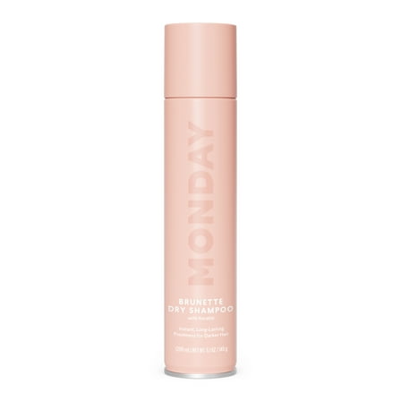 MONDAY Haircare Brunette Dry Shampoo with Keratin, Oil-Absorbing Ideal for Darker Hair 200 ml