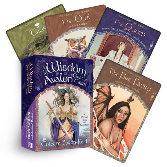 The Wisdom of Avalon Oracle Cards: A 52-Card Deck and Guidebook, (Hardcover)