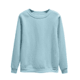 thumbnail image 2 of Sweatshirts for Women Casual Oversized Pullover Round Neck Sweatshirts Long Sleeve Turtleneck Tunic Tops Fall Winter Outfits Clothes, 2 of 6