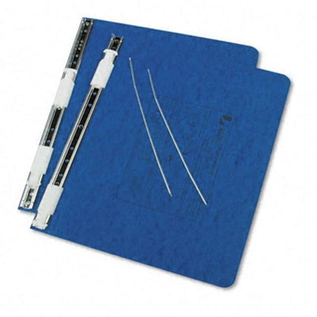 Pressboard Hanging Data Binder 12 x 8-1/2 Unburst Sheets Dark Blue