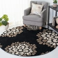 thumbnail image 2 of SAFAVIEH Martha Stewart Floral Circles Area Rug, Silhouette, 4' x 6', 2 of 9
