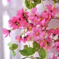 thumbnail image 2 of Marbhall 1Pc Artificial Hanging Plant, 100cm Artificial Vines Hanging Silk Flowers Wedding Home Office Arch Arrangement Decoration Winter Jasmine Rose, 2 of 8