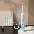 thumbnail image 1 of Binmer USB Charging Toothbrush, Toothbrush With 4 Brush Heads, Smart 3 Gear Toothbrush IPX7, 1 of 8