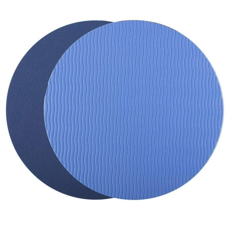 FeelGlad 2Pcs Sports Exercise Sliders, Round Yoga Mat, Anti-Slip Side and Work Smoothly on Any Surface. Wide Variety of Low Impact Exercise, Compact for Travel or Home, Dark (Best Low Impact Exercise)
