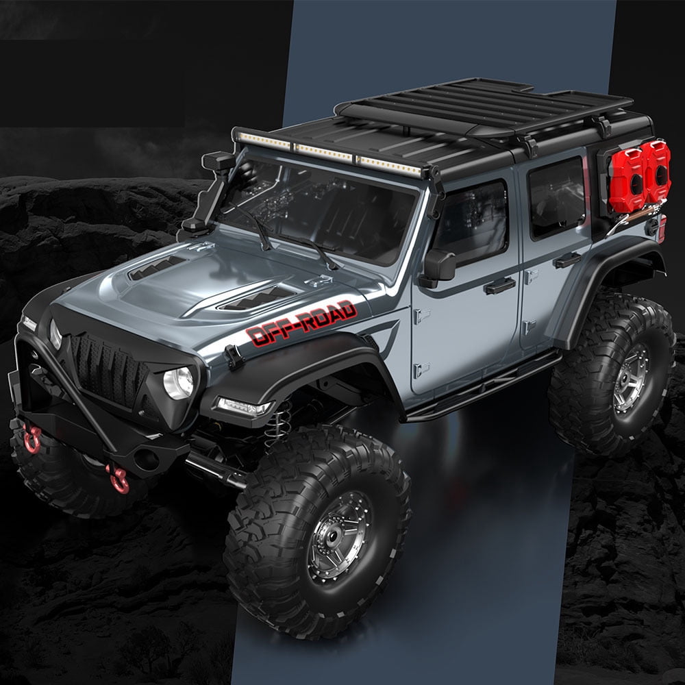 Remote  car,Off-road Vehicle With Crawler Off-road Vehicle Led 3 Batteries Car 1 10 With Led 3 Buzhi 1 10 Scale 3 Batteries Car Vehicle With Led Scale Crawler Off-road Silver 3 Battery