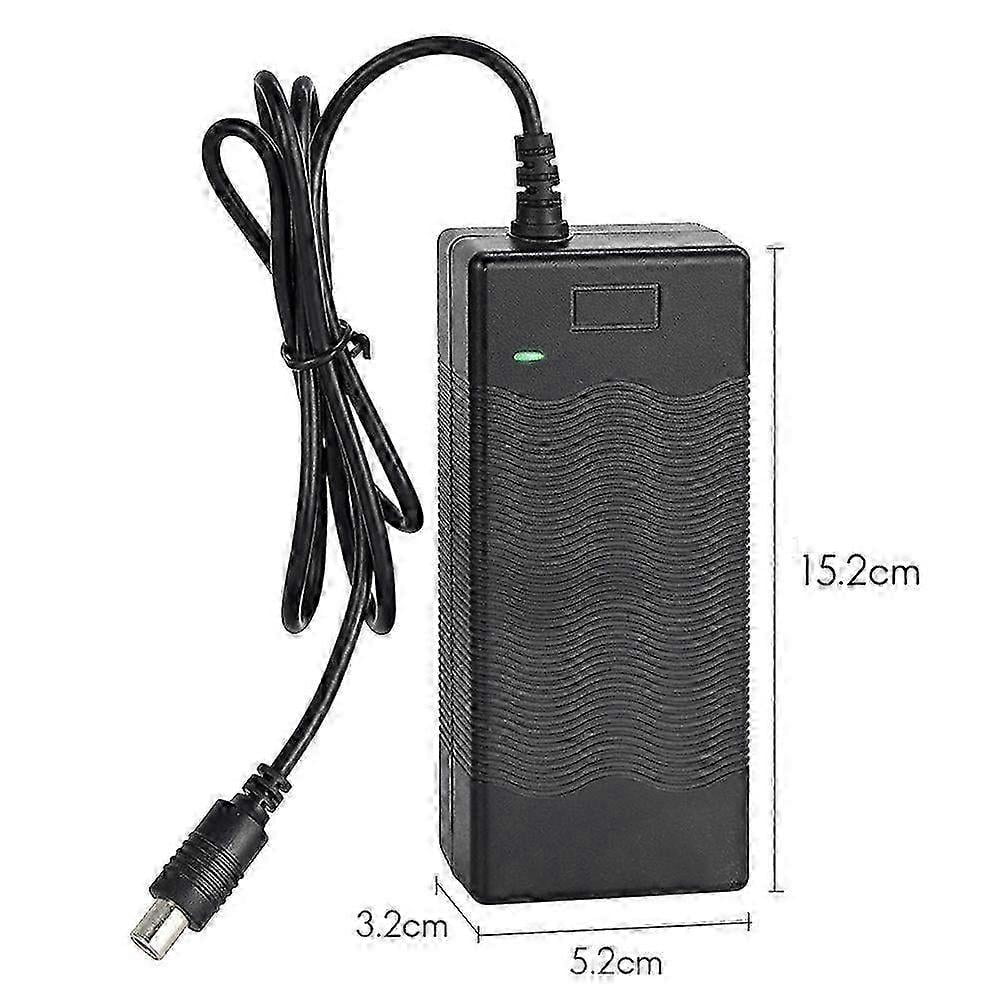 42V 1.5-2A Lithium Battery Charger for Electric Scooter with Plug, Fast Charging Power Adapter for 42 Volt E-Scooters