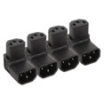 thumbnail image 1 of Adaptateur secteur IEC320 C14 vers IEC320 C13, 4 pièces, adaptateur secteur professionnel C14 vers C13 pour prise d'ordinateur serveur UPS PDU, 1 of 4