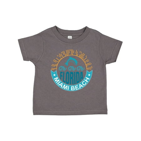 

Inktastic Miami Beach Florida Travel Trip Gift Toddler Boy or Toddler Girl T-Shirt