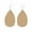 Gold, variant on GHSOHS Vintage Teardrop Shaped Leather Earrings for Women Simple Fashion Drop Dangle Earrings Ear Hook Party Jewelry Gift