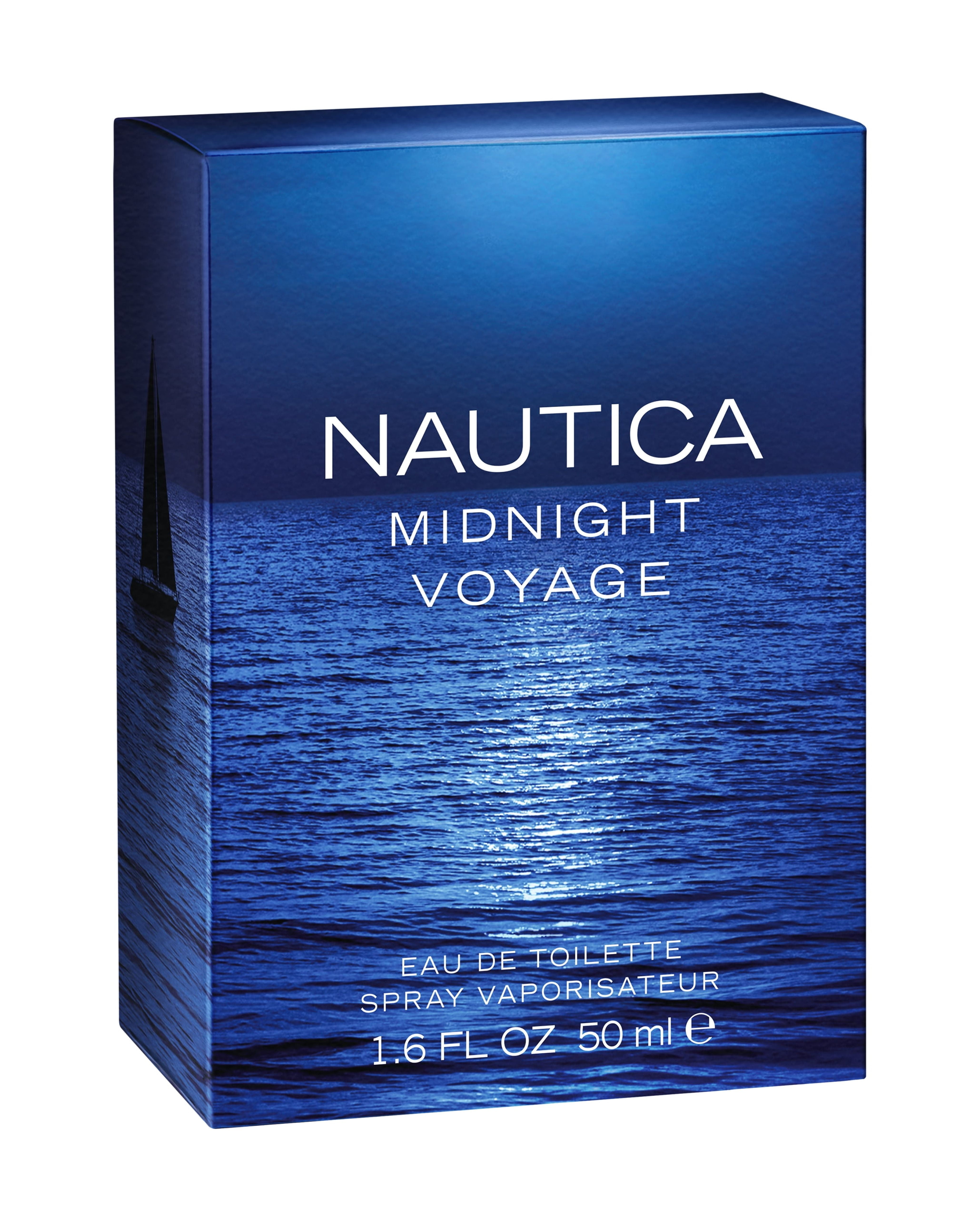 Nautica Midnight Voyage Eau de Toilette for Men Spray, 1.6 fl oz