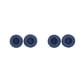 thumbnail image 3 of Kearding Reemplazo de cuero de cojín de montaje de almohadillas para auriculares T500BT Azul 2Conjunto, 3 of 6