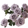 thumbnail image 2 of Fundaslor de rosa artificial falsa flor falsa floral boda ramo de mesa decoración del hogar Eigraketly JJ20557-11, 2 of 4