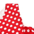 thumbnail image 5 of Richie House Little Girls Red Polka Dotted Bow Dress 3, 5 of 7