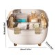 thumbnail image 3 of Caja de Almacenamiento de Lápiz Labial, a Prueba de Polvo, Tapa Transparente, Organizador de Cosméticos, Soporte de Maquillaje de Plástico Dorado y Plateado, Estante de Brillo de Labios de Mesa de Gr, 3 of 6