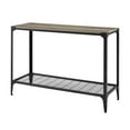 thumbnail image 5 of Manor Park Industrial Open Storage Entryway Table, Grey Wash, 5 of 8