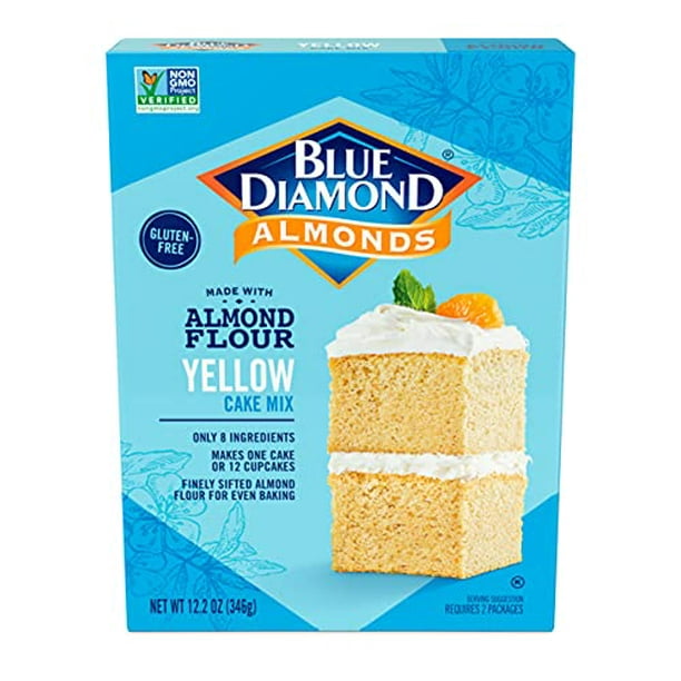 Blue Diamond Almonds GlutenFree Flour Baking Mix, Yellow Cake