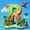 Blue R, variant on Feelyou Cartoon Dinosaur Letter A Print Twin Bedding Sets for Boys Girls, Cute Animal Bedding Comforter Set, Blue, Polkadot Reversible, 7-Piece