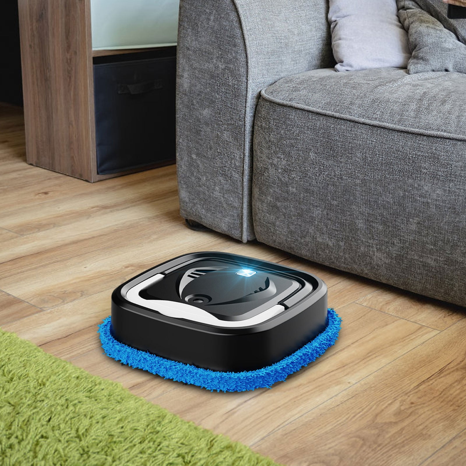 JIhuahe Robot Vacuum and Mop, 2-in-1 Automatic Sweeping and Mopping, Scheduled Cleaning, Low Profile, for Hard Floors and carpets