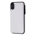 thumbnail image 1 of Naierhg Faux Leather Solid Color Phone Case Protective Cover with Card Slot for iPhone12,White for iPhone 12 6.1inch, 1 of 8