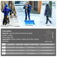 thumbnail image 4 of Vbiger Kids Ski Snow Gloves Boys Girls Warm Winter Gloves Kids Waterproof Windproof Thermal Fleece Anti Slip Mittens with Grip for Skiing Sledding Cycling & Snowboarding -Blue, L, 4 of 7