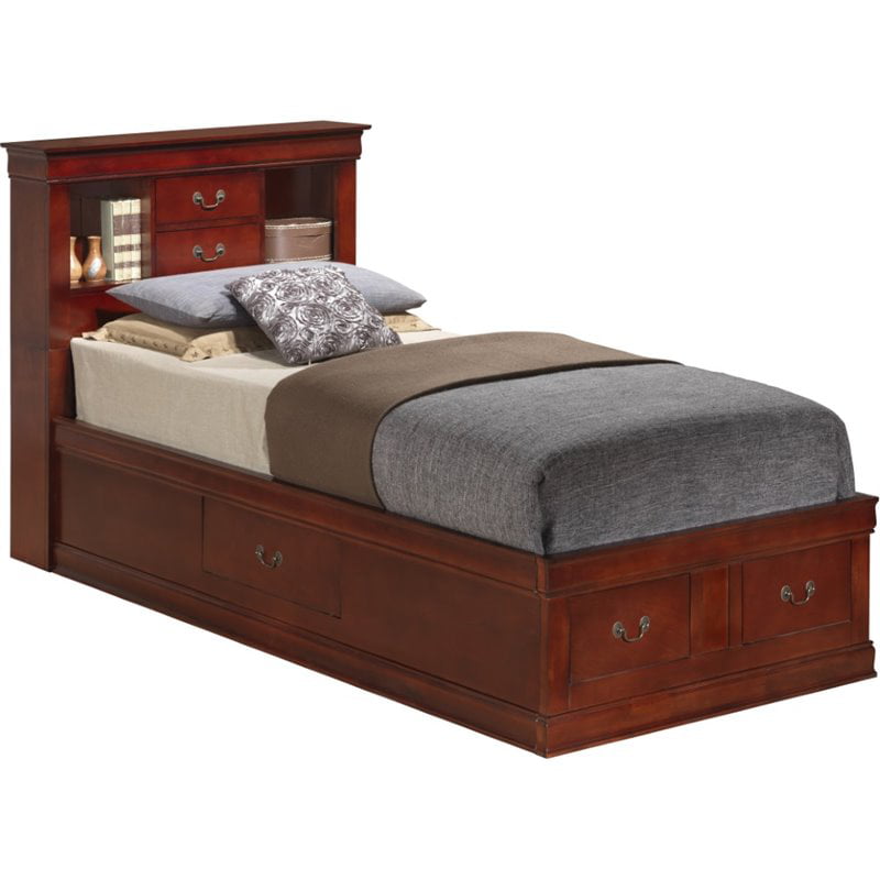 Glory Furniture Louis Phillipe Twin, Value City Bookcase Bed Frame