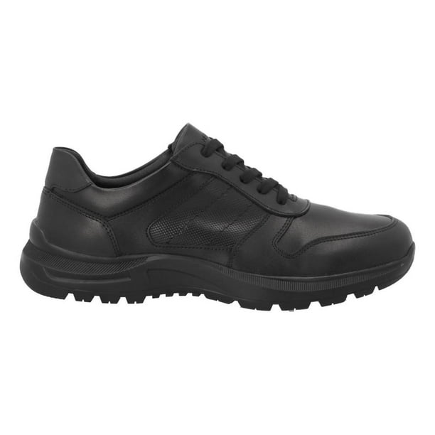 Mocasin Merano Hombre Vestir Escolar Ajustables Piel Clasicos negro 27.5