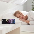 thumbnail image 5 of Digital alarm clock, digital alarm clock with LED temperature date display, digital alarm clock with snooze function, 5 of 5