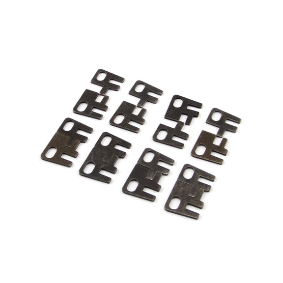Speedmaster PCE251.1014 Compatible with Ford SB 289 302 351 Windsor Flat Guide Plates (5/16" P/Rod- 7/16" S/H - 2Pc Adj)