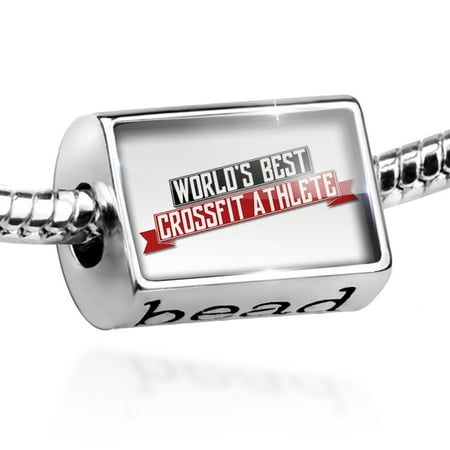 Bead Worlds Best CrossFit Athlete Charm Fits All European