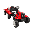 thumbnail image 2 of Montable Eléctrico The Baby Shop - Tractor de 12 volts con Remolque Luz AUX 4 km/hr Rojo -, 2 of 9