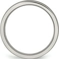 thumbnail image 2 of Titanium Brushed Center 6mm Ridged Edge Band (Size 7.5) Made In China tb166-7.5, 2 of 5