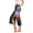 Blue(American Flag Stars), variant on 250 Anniversary USA Flag Tearaway Scrub Pants for Women Post Surgery Recovery Tear Away Capri Pants for Women Independence Day Side Snap Open Bottom Loose Fit Pants with Pockets Red M