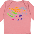 thumbnail image 4 of Inktastic Music Notes Musical Boys or Girls Long Sleeve Baby Bodysuit, 4 of 5
