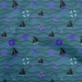 thumbnail image 1 of oneOone Velvet Light Brown Fabric Sea Craft Projects Decor Fabric Printed By The Yard 58 Inch Wide, 1 of 4