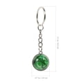 thumbnail image 4 of Miangastore Key Ring Decor Metal Four Leaf Key Charms Gifting Occasions 3Pcs 3.14X0.79X0.79in, 4 of 9