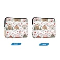 thumbnail image 7 of FORMRS 15-15.6 inch Laptop Sleeve Case Soft Carrying Quilted Computer Bag Cover, Red Nordic Christmas House, 7 of 7