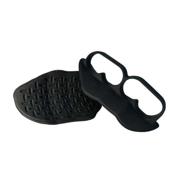 2 almohadillas para barra de levantamiento de pesas, ligeras y antideslizantes. Negro