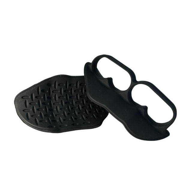 2 piezas de levantamiento de pesas con almohadillas de barra de barra de barra Ligera sin protección manual de mano empuñaduras para el gimnasio para Negro