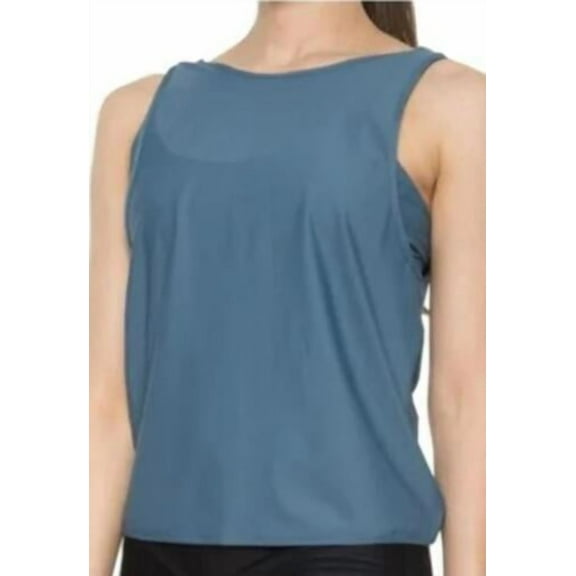 prAna Vinho Size Small (S) High-Neck Tank Open Back Tankini Top Nickel W11201294