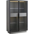 thumbnail image 3 of 15.60 in Wide, Grey - Adjustable Tempered Glass Shelves - Study Space / Customize Storage for Collections, 3 of 6