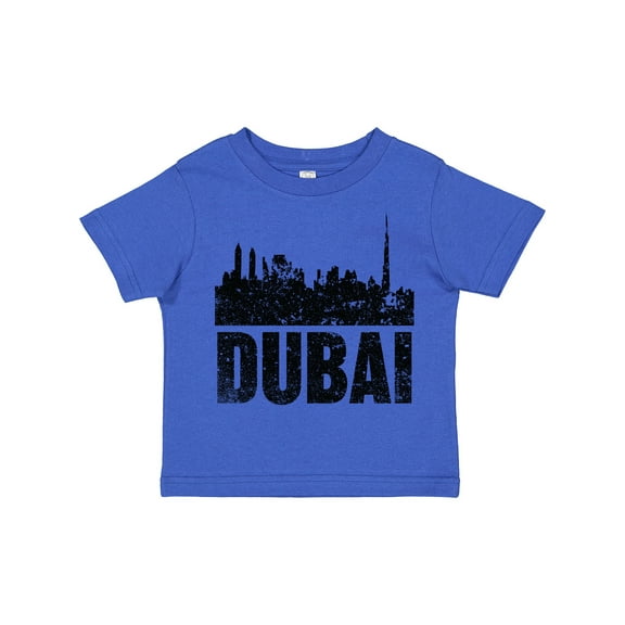 Inktastic Dubai City Skyline with Grunge Boys or Girls Toddler T-Shirt