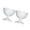 2334, variant on Yihuala Wall Mounted Half Vases White Unique Wall Hanging Flower Pots for Home Offices Cafe Diys Oil Painting Props Easy to Inst