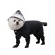 thumbnail image 1 of Mascota impermeable con capucha lluvia desgaste ligero transpirable ajustable mascota mackintosh traje (negro, s) brillar Electrónica, 1 of 3