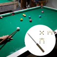 thumbnail image 1 of Colaxi Pont de Queue de Billard Rétractable Poignée Confortable Professionnel Pratique Repose-Queue de Snooker pour Boîte de Nuit et Jeu Fête Intérieure avec 3 Têtes de Pont, 1 of 8