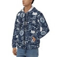 thumbnail image 3 of Honeii Sailing Cruises Nautical Print Hoodies for Men, Pullover & Full Zip, Breathable Zip up Hoodie, Sweatshirt-3X-Large, 3 of 5