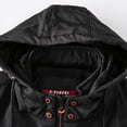 thumbnail image 7 of IROINNID Men's Long Sleeve Zip Up Mid-Length Hoodie Jacket Solid Color Leisure Detachable Jacket Sports Thin Cotton Jacket, 7 of 7