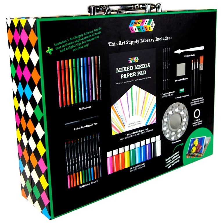 Smarts and Crafts Go Make Your Own Drawing Activity Kit, 39 Pieces, Unisex for  Kids & Teens, Art & Craft Kits For Boys & Girls, Kids & Teens 