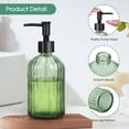 thumbnail image 4 of Dispensador de jabón Topsky, 2 unidades, vidrio, 400 ml, para cocina y baño, 4 of 8