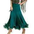 thumbnail image 3 of YM YOUMU Women Latin Dance Skirt Fishtail Dancewear for Ballroom Salsa Practice, 3 of 3
